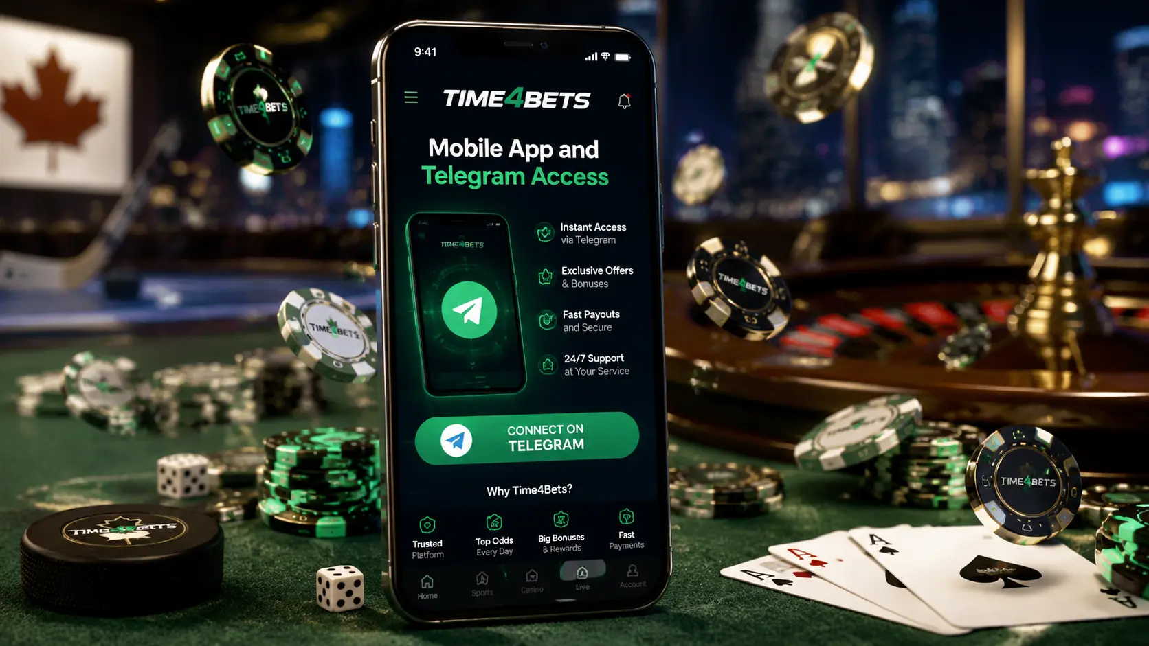 Time4Bets mobile app